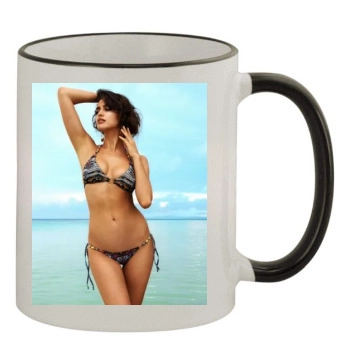 Irina Shayk 11oz Colored Rim & Handle Mug