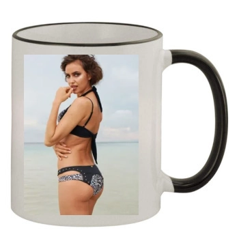 Irina Shayk 11oz Colored Rim & Handle Mug