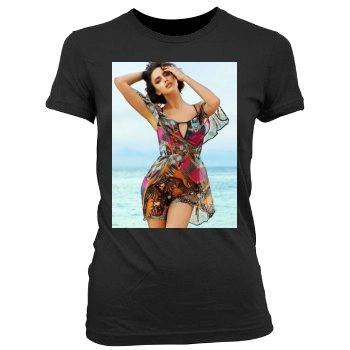 Irina Shayk Women's Junior Cut Crewneck T-Shirt