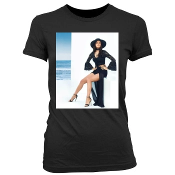 Irina Shayk Women's Junior Cut Crewneck T-Shirt