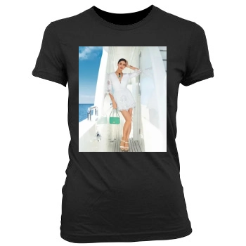 Irina Shayk Women's Junior Cut Crewneck T-Shirt