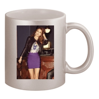 Irina Shayk 11oz Metallic Silver Mug