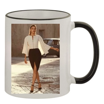 Irina Shayk 11oz Colored Rim & Handle Mug