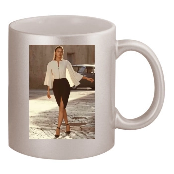 Irina Shayk 11oz Metallic Silver Mug