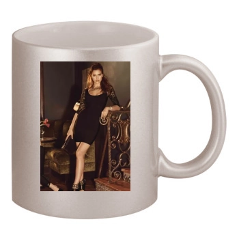 Irina Shayk 11oz Metallic Silver Mug