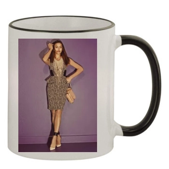 Irina Shayk 11oz Colored Rim & Handle Mug