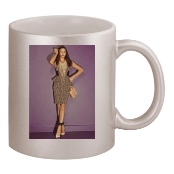 Irina Shayk 11oz Metallic Silver Mug