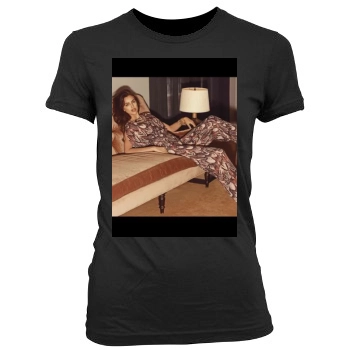 Irina Shayk Women's Junior Cut Crewneck T-Shirt