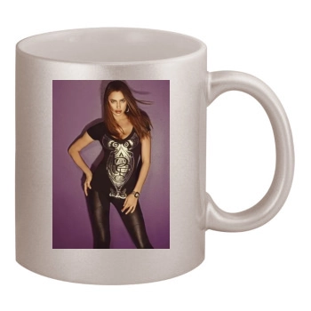 Irina Shayk 11oz Metallic Silver Mug