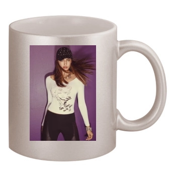 Irina Shayk 11oz Metallic Silver Mug