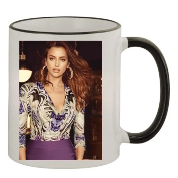 Irina Shayk 11oz Colored Rim & Handle Mug