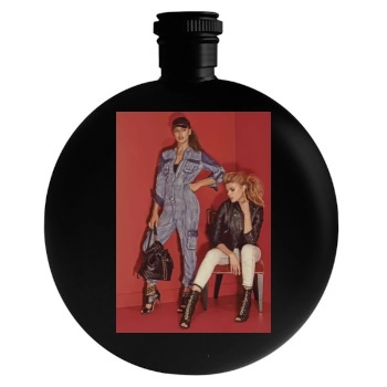 Irina Shayk Round Flask