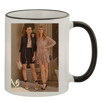 Irina Shayk 11oz Colored Rim & Handle Mug