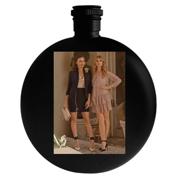 Irina Shayk Round Flask