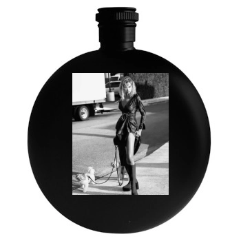 Irina Shayk Round Flask