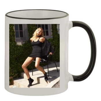 Irina Shayk 11oz Colored Rim & Handle Mug