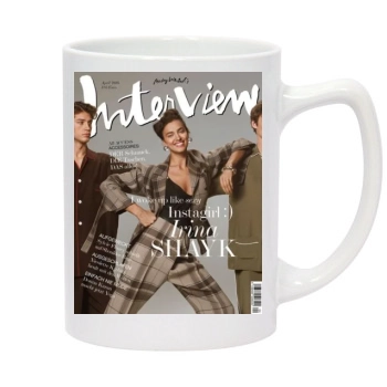 Irina Shayk 14oz White Statesman Mug