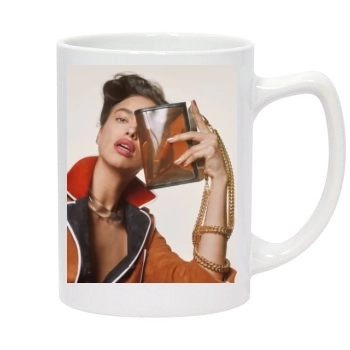 Irina Shayk 14oz White Statesman Mug