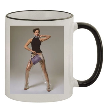 Irina Shayk 11oz Colored Rim & Handle Mug