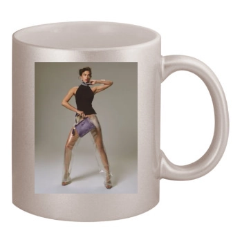 Irina Shayk 11oz Metallic Silver Mug