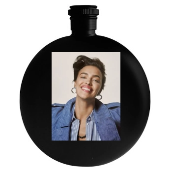 Irina Shayk Round Flask