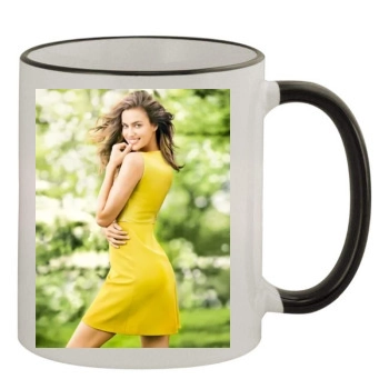 Irina Shayk 11oz Colored Rim & Handle Mug