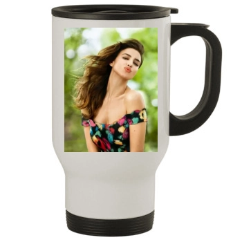 Irina Shayk Stainless Steel Travel Mug