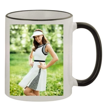 Irina Shayk 11oz Colored Rim & Handle Mug