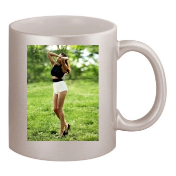 Irina Shayk 11oz Metallic Silver Mug