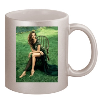 Irina Shayk 11oz Metallic Silver Mug