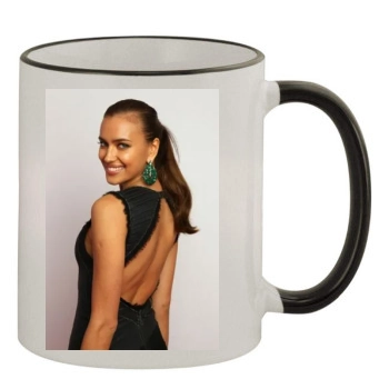 Irina Shayk 11oz Colored Rim & Handle Mug