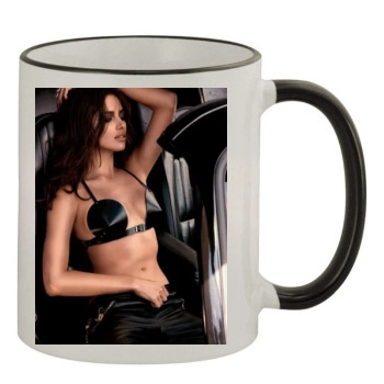 Irina Shayk 11oz Colored Rim & Handle Mug