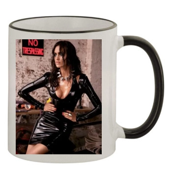 Irina Shayk 11oz Colored Rim & Handle Mug