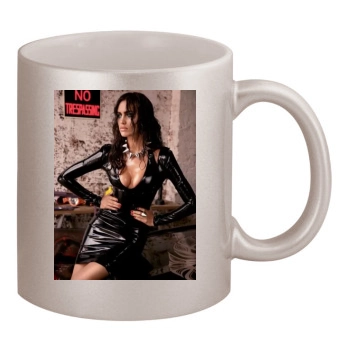 Irina Shayk 11oz Metallic Silver Mug