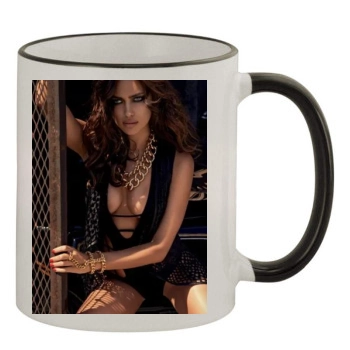 Irina Shayk 11oz Colored Rim & Handle Mug