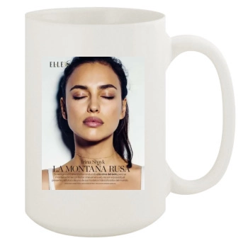 Irina Shayk 15oz White Mug