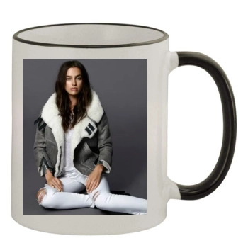 Irina Shayk 11oz Colored Rim & Handle Mug