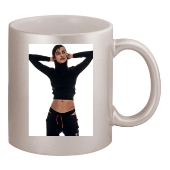 Irina Shayk 11oz Metallic Silver Mug