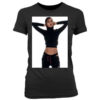 Irina Shayk Women's Junior Cut Crewneck T-Shirt