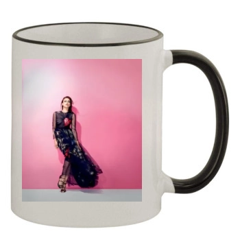 Irina Shayk 11oz Colored Rim & Handle Mug