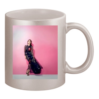 Irina Shayk 11oz Metallic Silver Mug