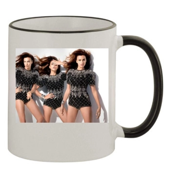 Irina Shayk 11oz Colored Rim & Handle Mug