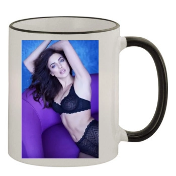 Irina Shayk 11oz Colored Rim & Handle Mug