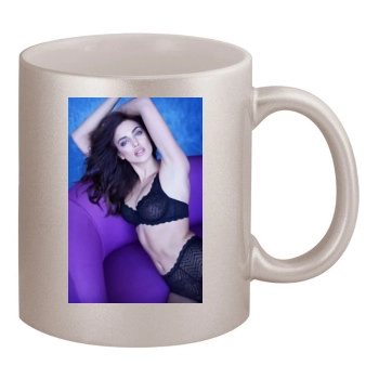 Irina Shayk 11oz Metallic Silver Mug