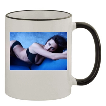 Irina Shayk 11oz Colored Rim & Handle Mug