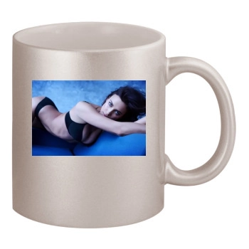 Irina Shayk 11oz Metallic Silver Mug