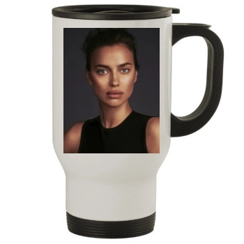 Irina Shayk Stainless Steel Travel Mug