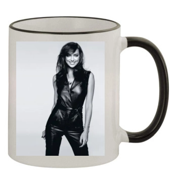 Irina Shayk 11oz Colored Rim & Handle Mug