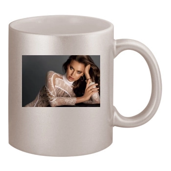 Irina Shayk 11oz Metallic Silver Mug