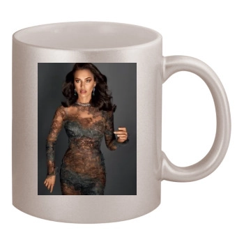 Irina Shayk 11oz Metallic Silver Mug